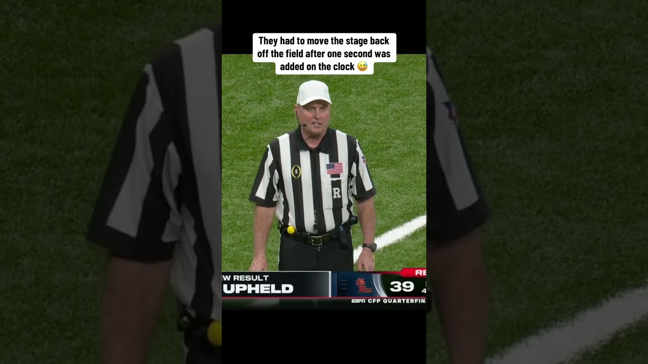 They had to move the stage back 😅