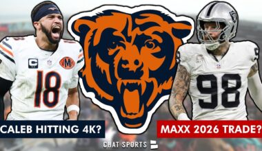 Chicago Bears Rumors: Will Caleb Williams Hit 4,000 Passing Yards? Maxx Crosby NFL Trade Rumors