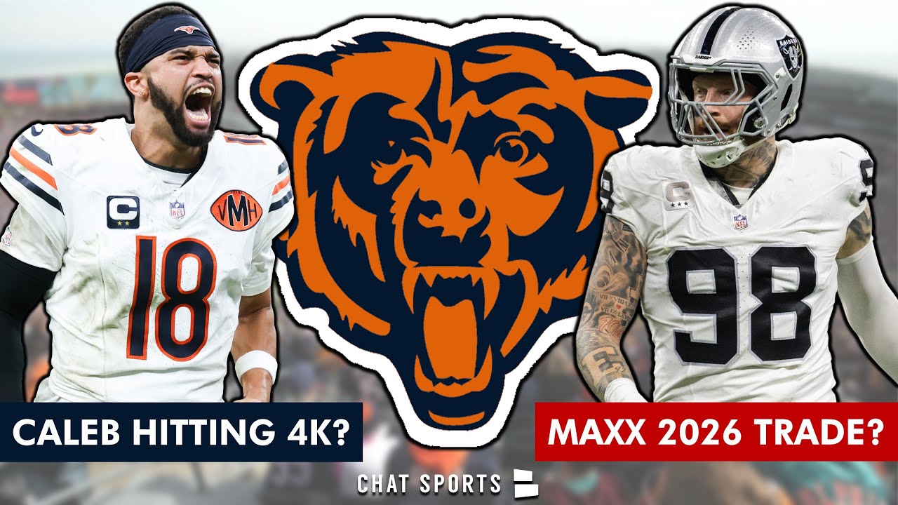 Chicago Bears Rumors: Will Caleb Williams Hit 4,000 Passing Yards? Maxx Crosby NFL Trade Rumors
