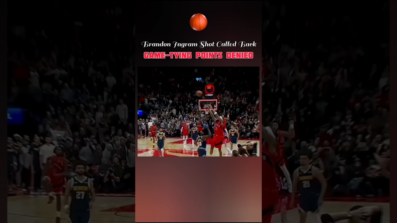 Brandon Ingram Game-Tying Shot Called Back | Pelicans vs Opponent