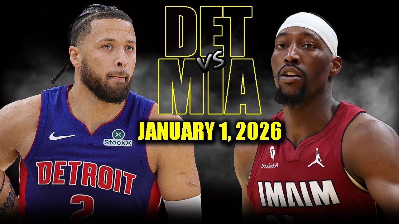 Detroit Pistons vs Miami Heat Full Game Highlights – January 1, 2026 | NBA Season