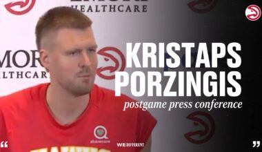 Hawks vs. Timberwolves Postgame Press Conference: Kristaps Porzingis
