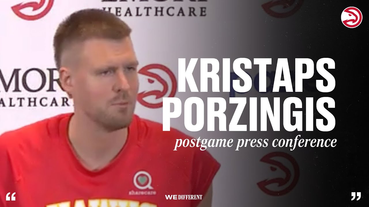 Hawks vs. Timberwolves Postgame Press Conference: Kristaps Porzingis