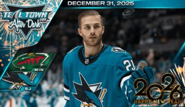 San Jose Sharks vs Minnesota Wild - 12/31/2025 - Teal Town USA After Dark (Postgame)