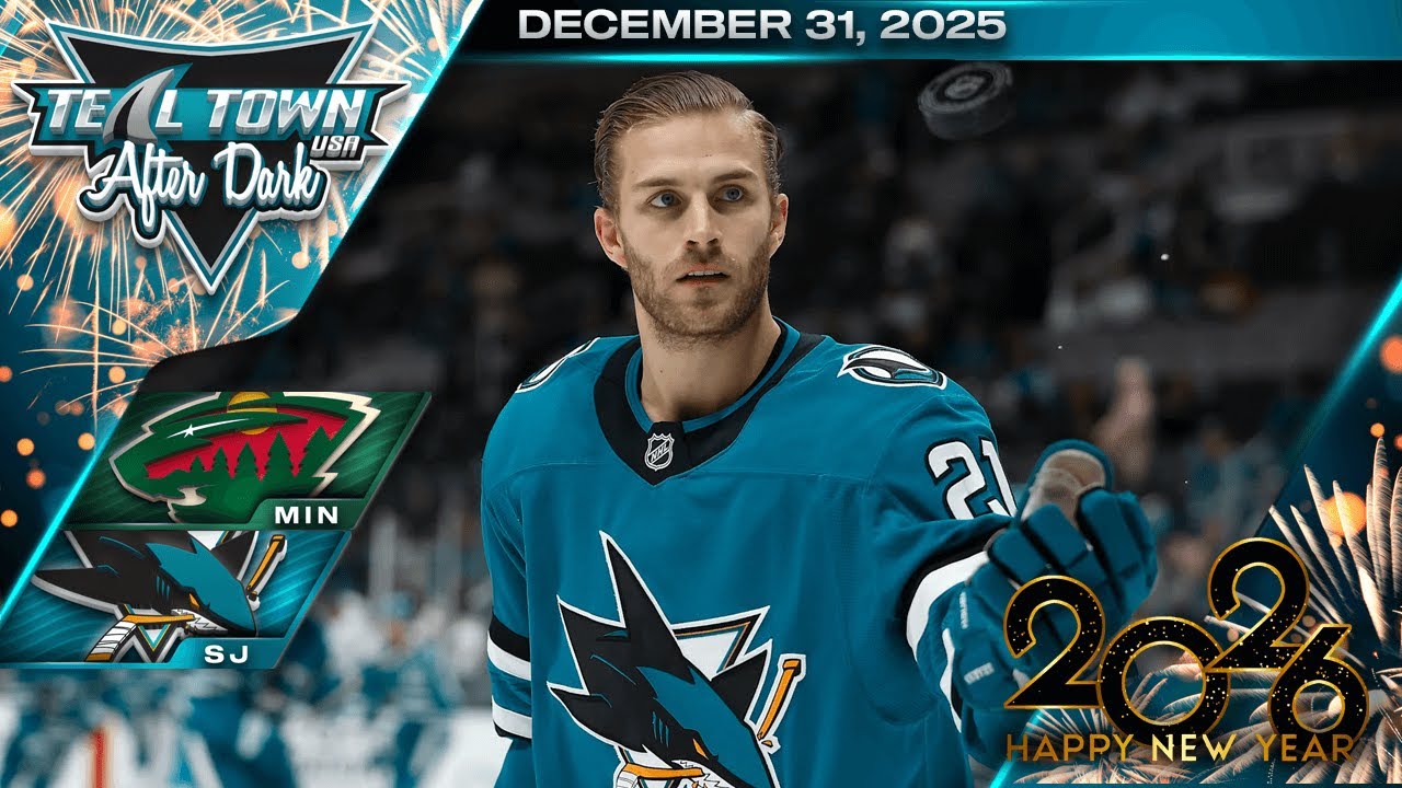 San Jose Sharks vs Minnesota Wild - 12/31/2025 - Teal Town USA After Dark (Postgame)