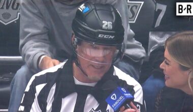 Will Ferrell Wears a Full Referee Uniform at an LA Kings Game