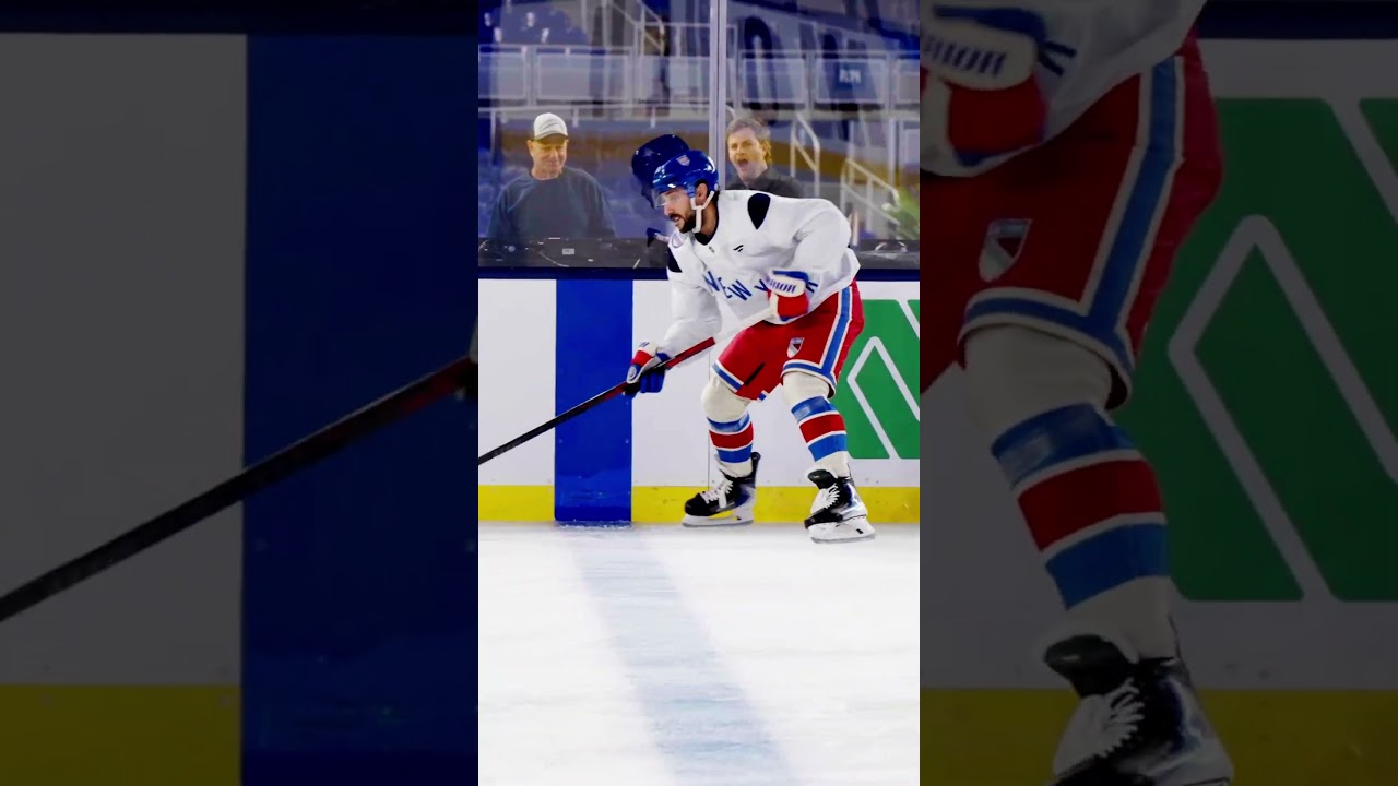 Blueshirts in the ballpark 🫡 #nyr #nhl #hockey #winterclassic