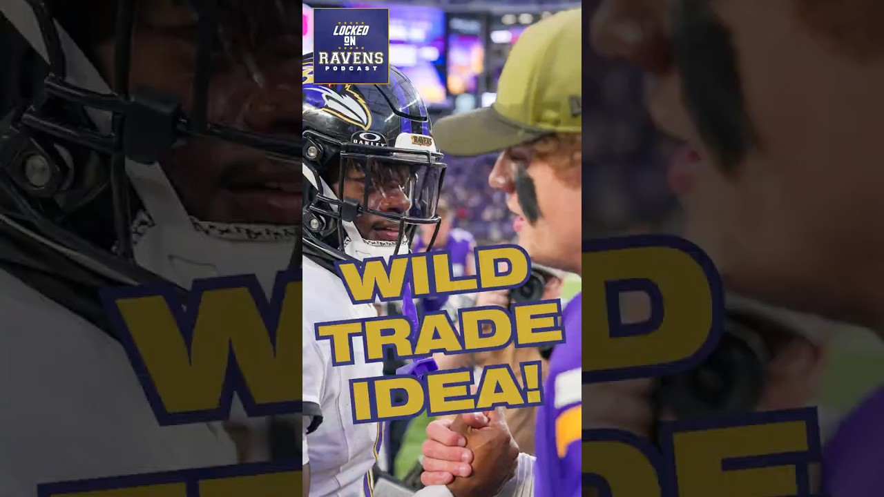 Lamar Jackson, J.J. McCarthy SWAP for Baltimore Ravens, Vikings? #ravens #baltimoreravens #vikings