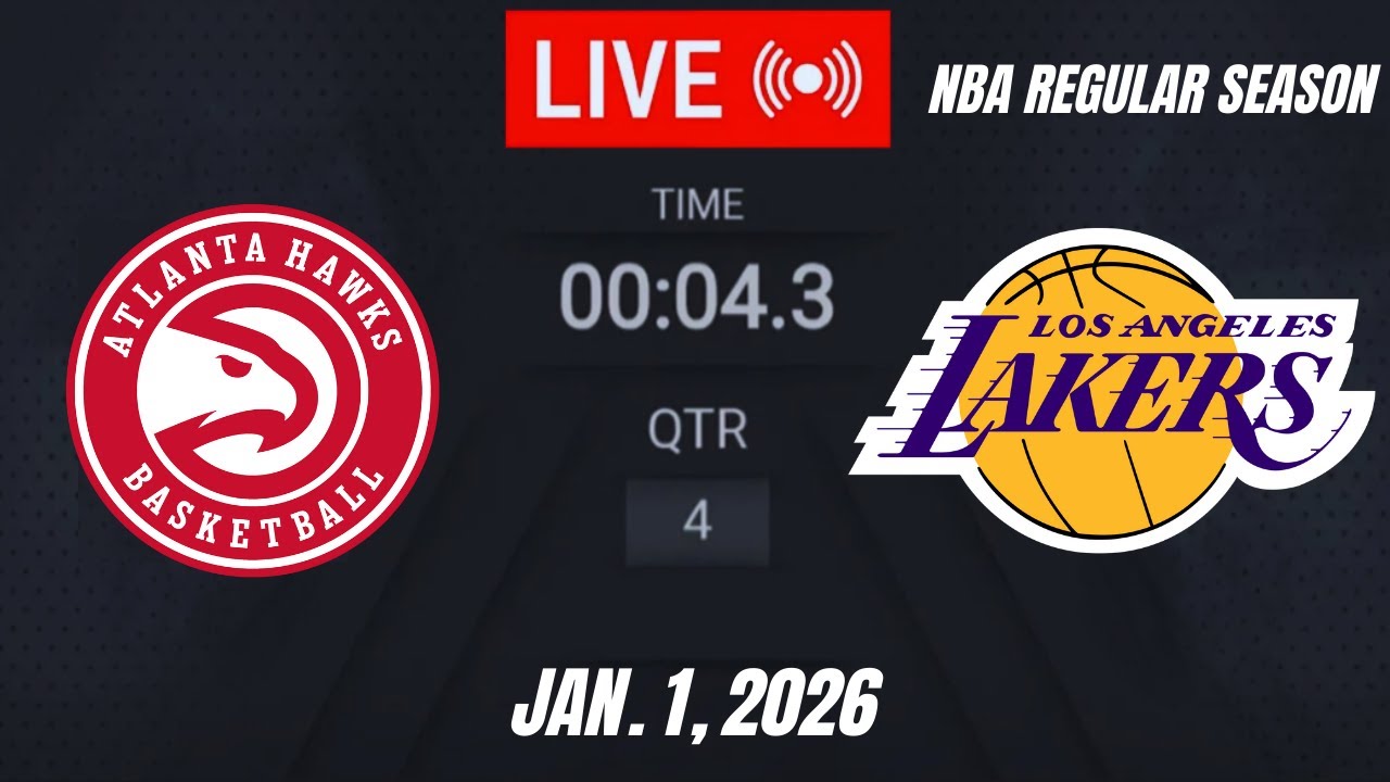 NBA LIVE! Los Angeles Lakers vs Atlanta Hawks | January 1, 2026 | Lakers vs Hawks 2K26