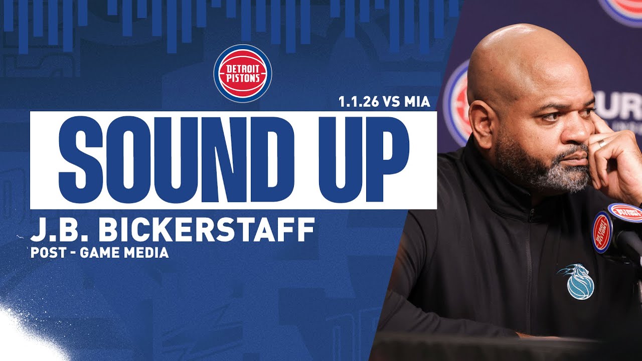 Post-Game Press Conference: J.B. Bickerstaff | Pistons vs. Miami Heat  | 1.1.26