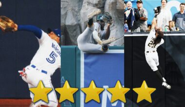 5-star catches across MLB in 2025! ⭐️⭐️⭐️⭐️⭐️ (Best defensive plays!)