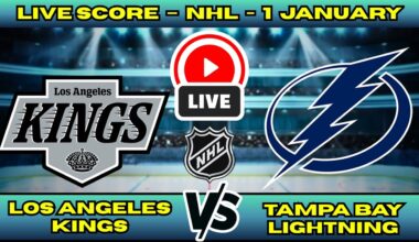 🔴 Los Angeles Kings vs Tampa Bay Lightning | NHL PLAY BY PLAY | Live Score Update 1 January