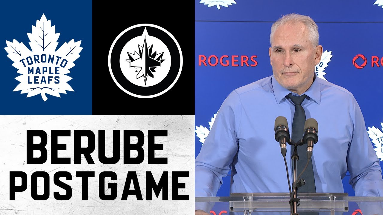 Craig Berube | Post Game vs Winnipeg Jets | January 1, 2026