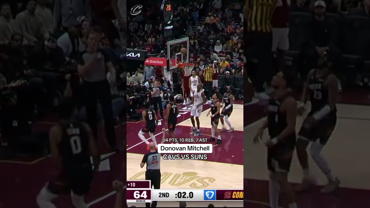 🕷️ The Man. Spida Man. #cavs #cleveland #nba #donovanmitchell