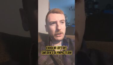 Edmonton Oilers Mattias Ekholm LEFT OFF Sweden's Olympic Roster! #NHL #Hockey