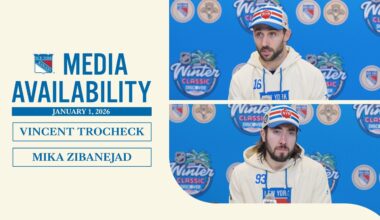 NYR Winter Classic Practice: Vincent Trocheck and Mika Zibanejad | Jan. 1, 2026