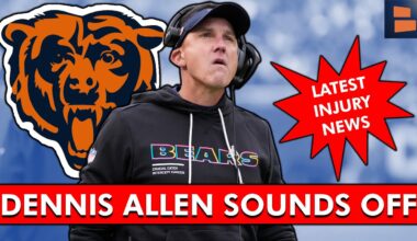 Dennis Allen SOUNDS OFF On Chicago Bears Defense + BIG Bears Injury News Before Week 18 Lions Game