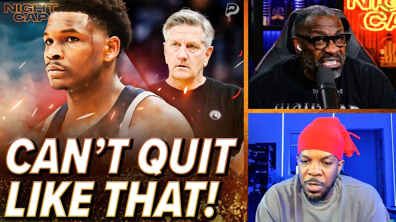 Unc & Iso Joe DON'T LIKE how Anthony Edwards QUIT on his team with 7 minutes left!! | Nightcap
