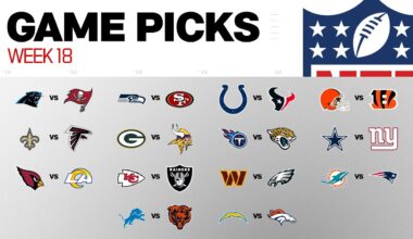 NFL Game Picks Week 18