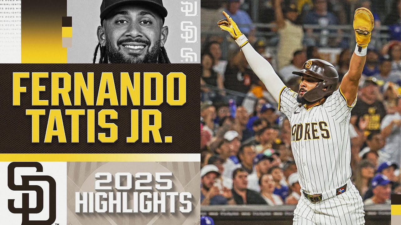 Fernando Tatis Jr.'s 2025 MLB highlights 😎 (All-Star and Platinum Glove winner with the Padres)
