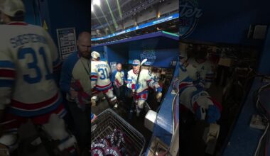 All hands on deck 🫡 #nyr #hockey #hockeyequipment #winterclassic #nhl #sports