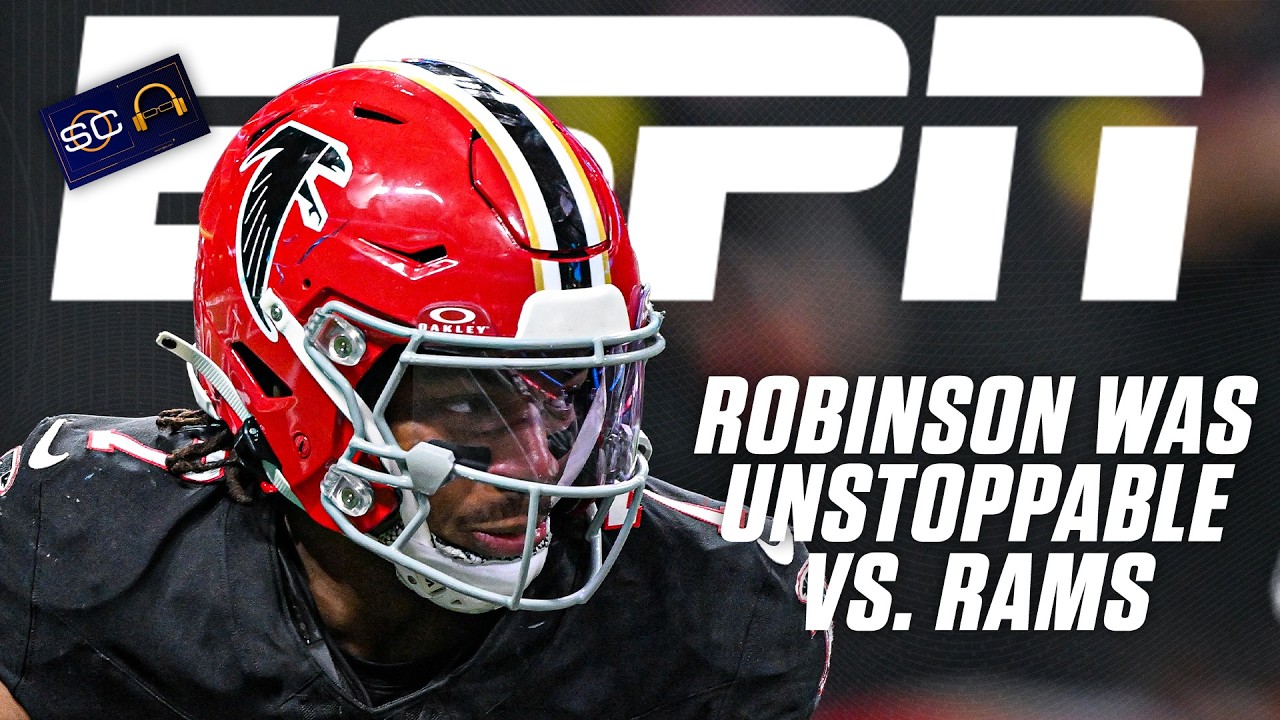 Bijan Robinson is in a 'LEAGUE OF HIS OWN' 🗣️ RC reacts to Falcons' MNF win vs. Rams | SC with SVP