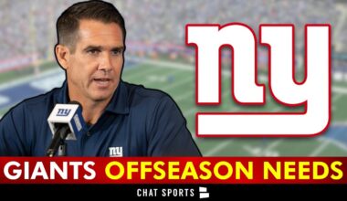 5 BIGGEST Needs For The Giants This Offseason