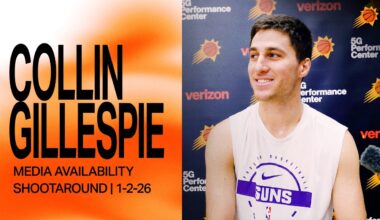 Collin Gillespie Phoenix Suns Shootaround Media Availability | 1-2-26