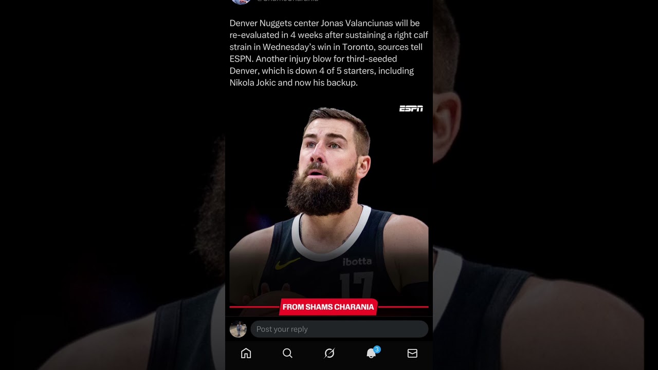 Injury bug spreading rapidly in Denver #denvernuggets #nikolajokic #nba #nuggets #jamalmurray