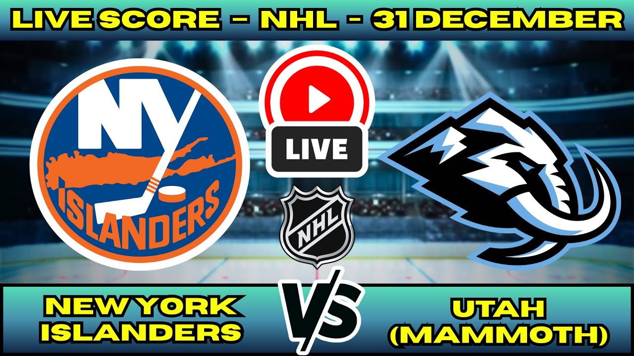 🔴 New York Islanders vs Utah Mammoth | NHL PLAY BY PLAY | Live Score Update 31 December