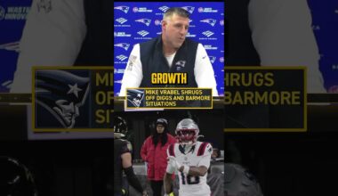 Mike Vrabel Has Zero Fear Over Diggs–Barmore Situations 🏈 #NFL #Patriots #Diggs #Barmore #football