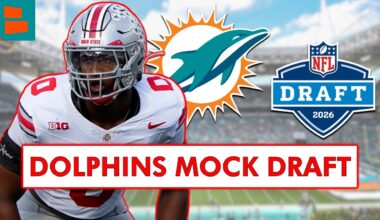 BRAND NEW Miami Dolphins Mock Draft Before Regular Season Finale