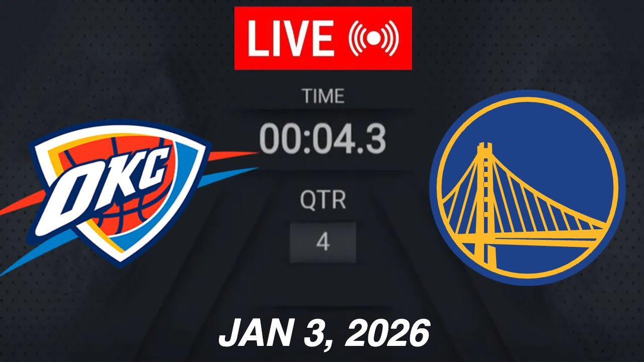 NBA LIVE! Golden State Warriors vs Oklahoma City Thunder | January 3, 2026 | 2026 NBA Season Live 2K