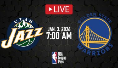 NBA LIVE! Golden State Warriors vs Utah Jazz | Jan. 3, 2026 | Jazz vs Warriors NBA 2K26
