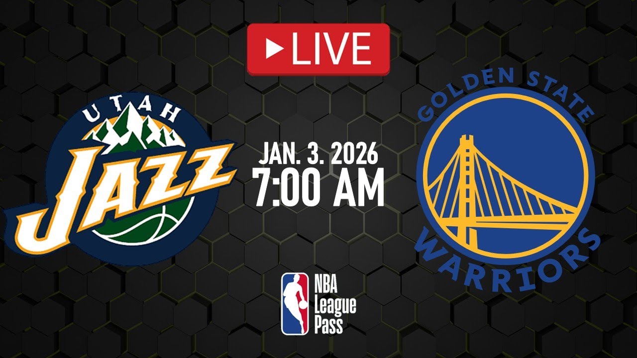 NBA LIVE! Golden State Warriors vs Utah Jazz | Jan. 3, 2026 | Jazz vs Warriors NBA 2K26