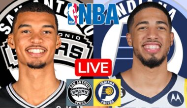 LIVE: SAN ANTONIO SPURS vs INDIANA PACERS | NBA | PLAY BY PLAY | SCOREBOARD