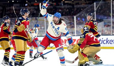 First HAT TRICK in Winter Classic HISTORY!