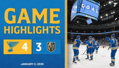 Game Highlights: Blues 4, Golden Knights 3
