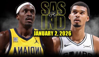 San Antonio Spurs vs Indiana Pacers Full Game Highlights – January 2, 2026 | NBA Season
