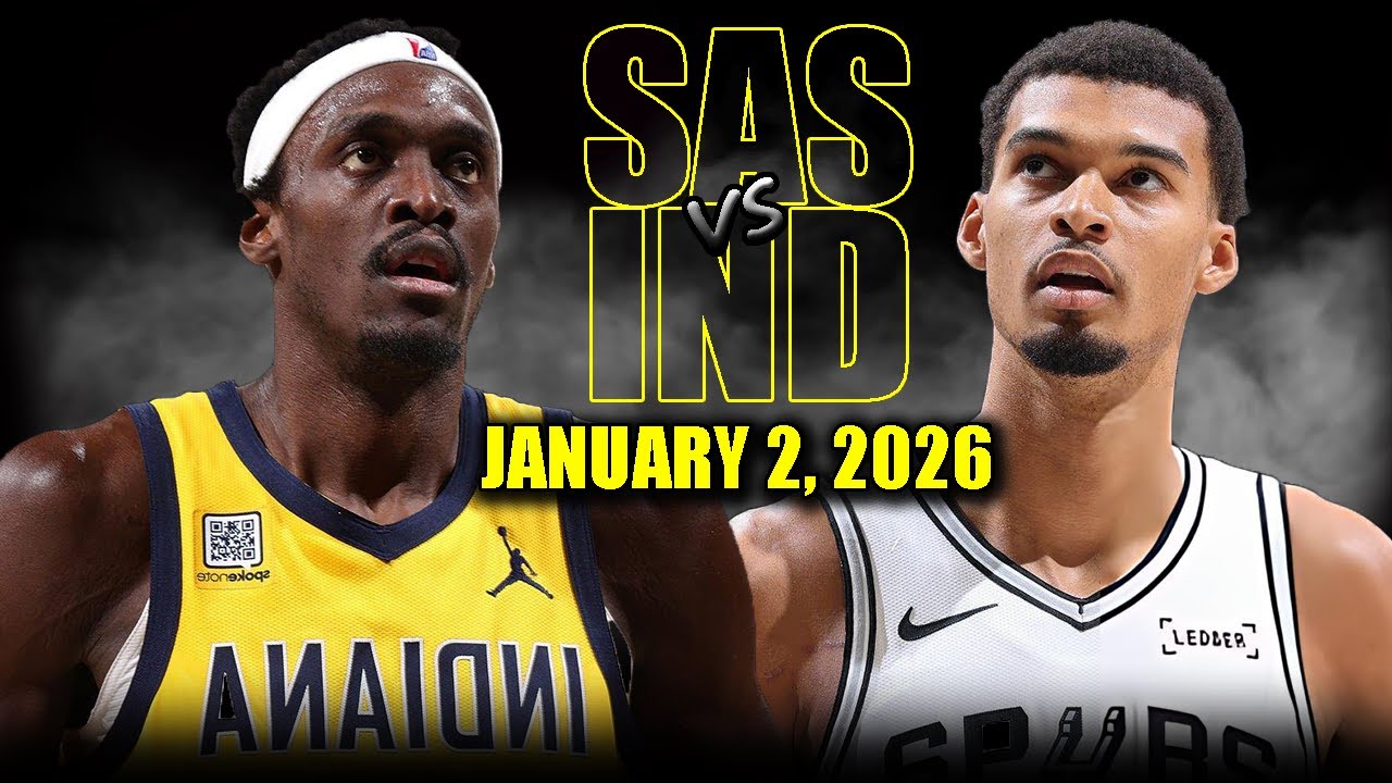 San Antonio Spurs vs Indiana Pacers Full Game Highlights – January 2, 2026 | NBA Season