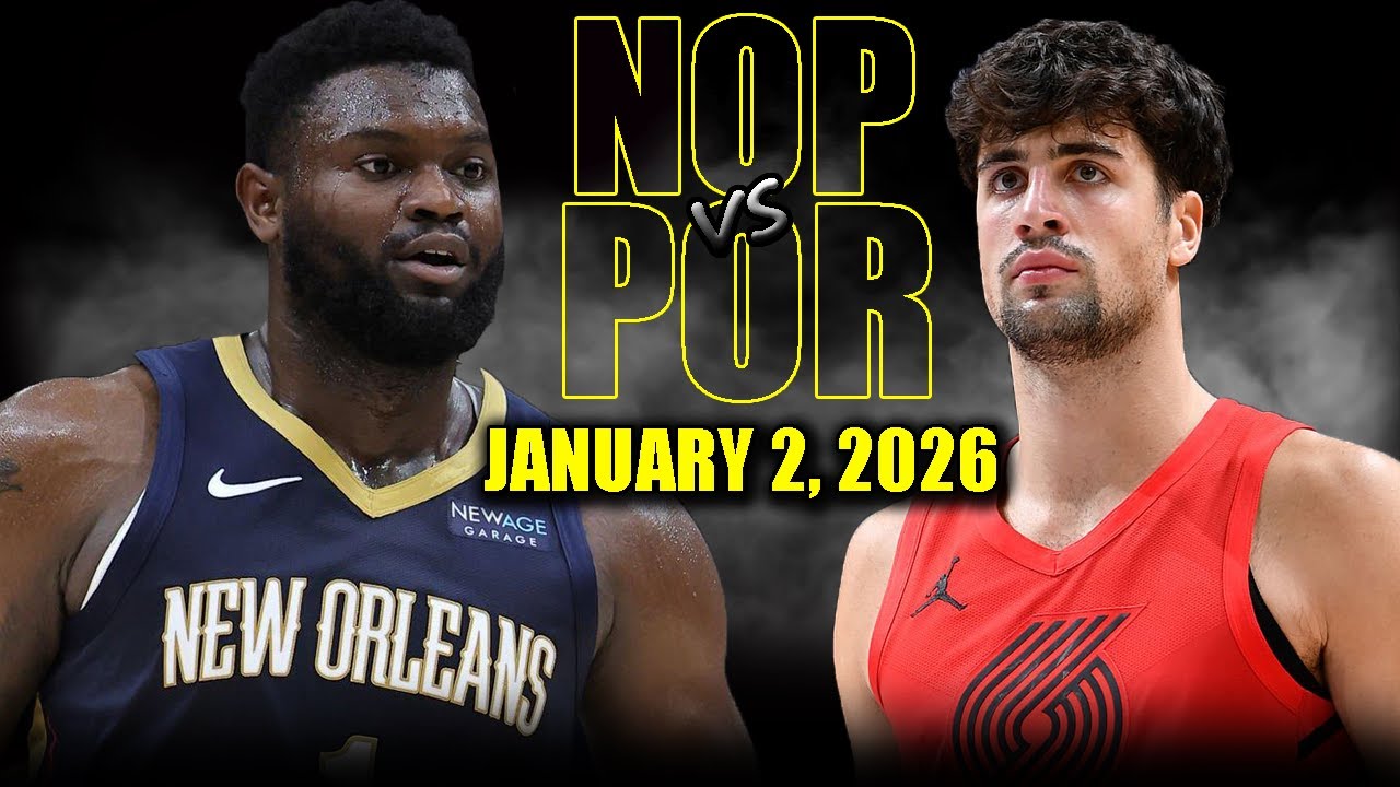 New Orleans Pelicans vs Portland Trail Blazers Full Game Highlights – January 2, 2026 | NBA Season