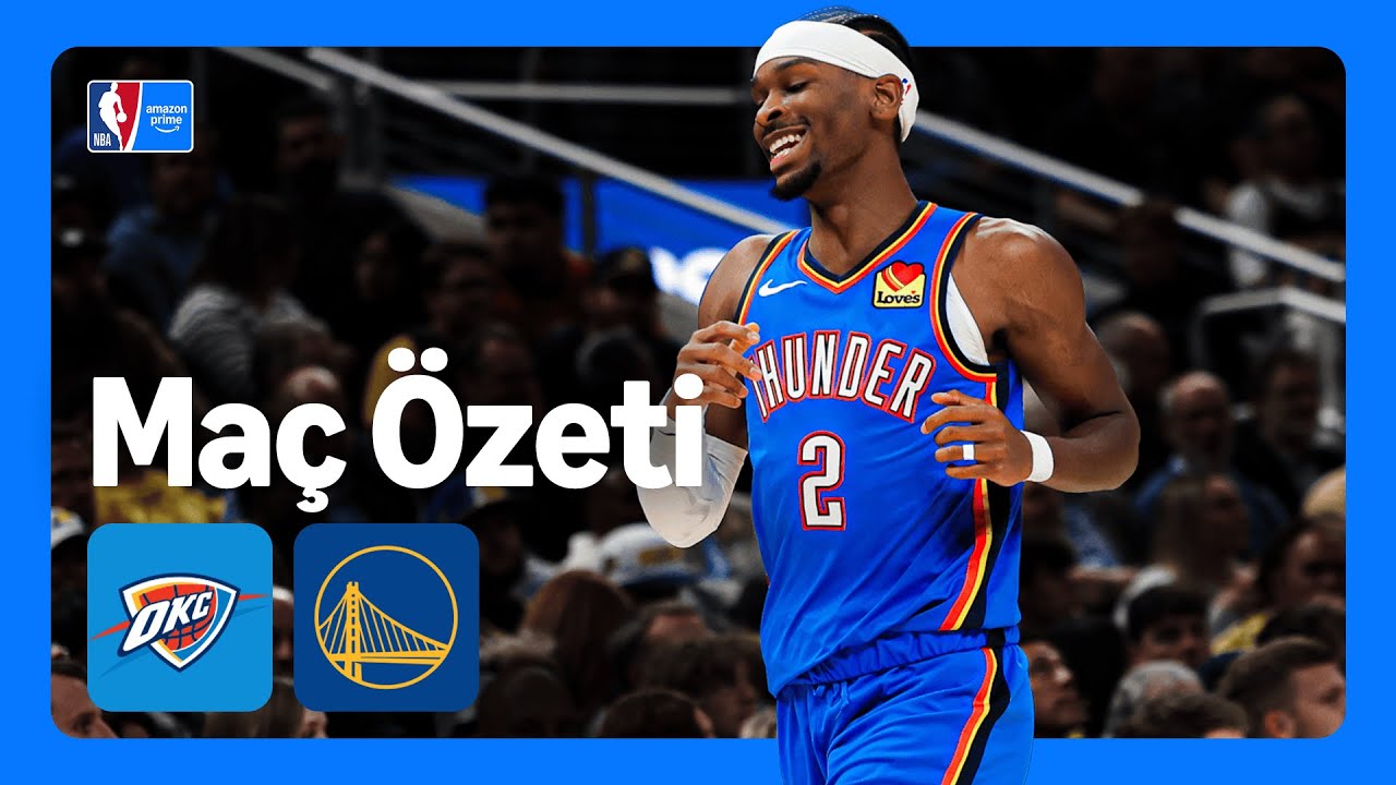 Oklahoma City Thunder - Golden State Warriors | Maç Özeti | NBA | Prime Video Türkiye