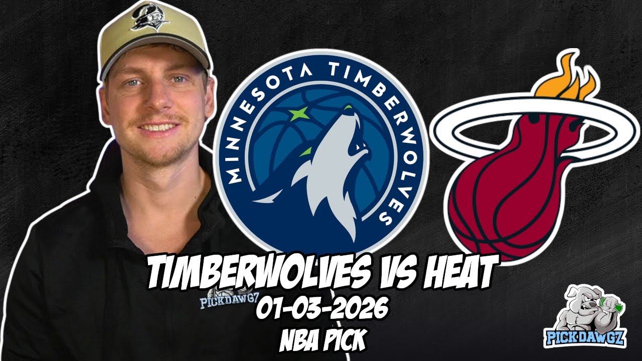 Minnesota Timberwolves vs Miami Heat 1/3/26 NBA Free Picks & Prediction | NBA Betting Tips