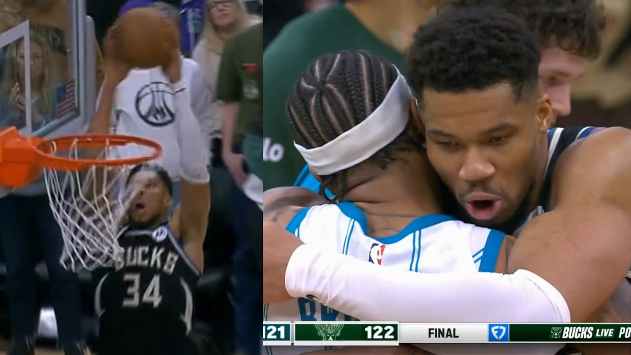 Giannis GAME WINNER - INSANE Ending Milwaukee Bucks vs Charlotte Hornets