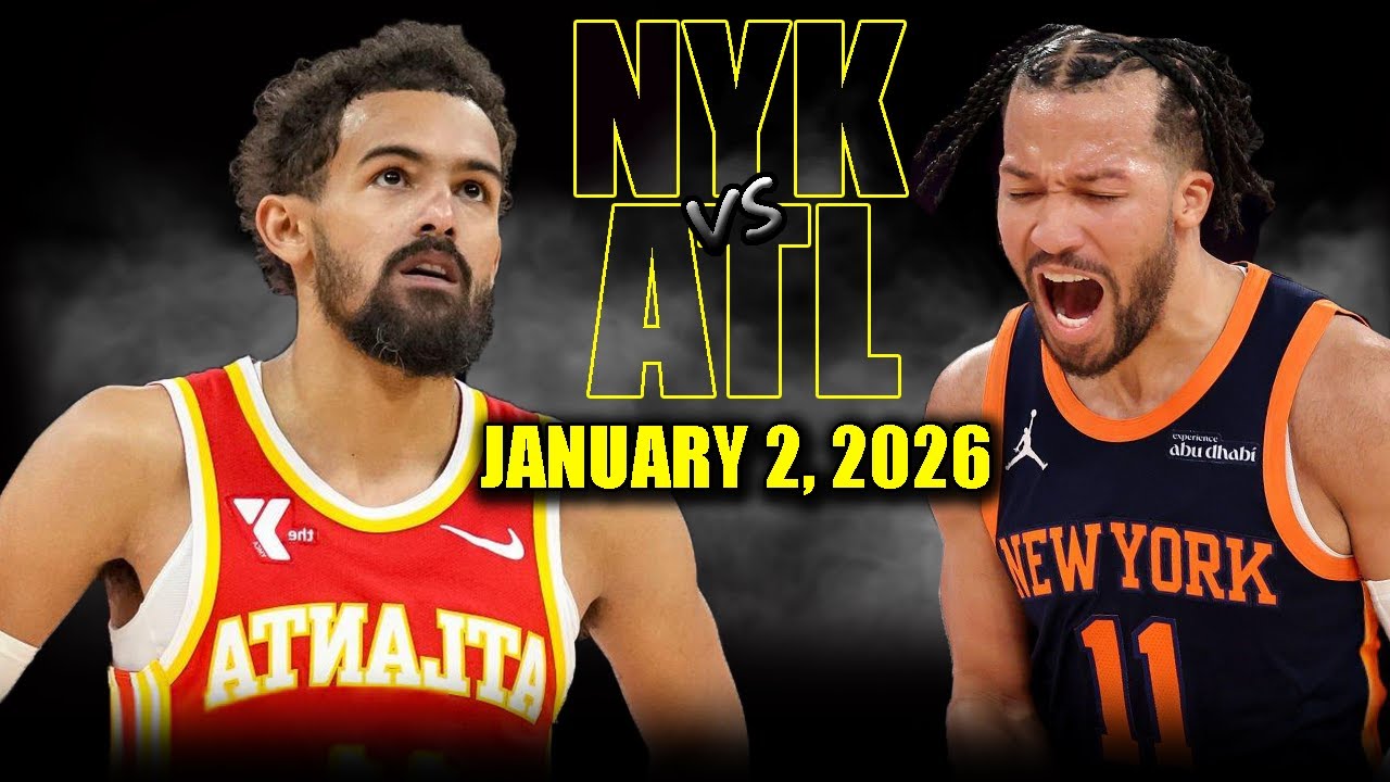 New York Knicks vs Atlanta Hawks Full Game Highlights – January 2, 2026 | NBA Season