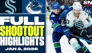 Seattle Kraken at Vancouver Canucks | FULL Shootout Highlights - January 2, 2026
