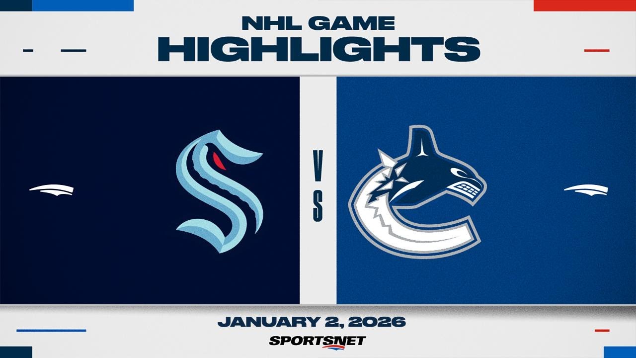 NHL Highlights | Kraken vs. Canucks - January 2, 2026