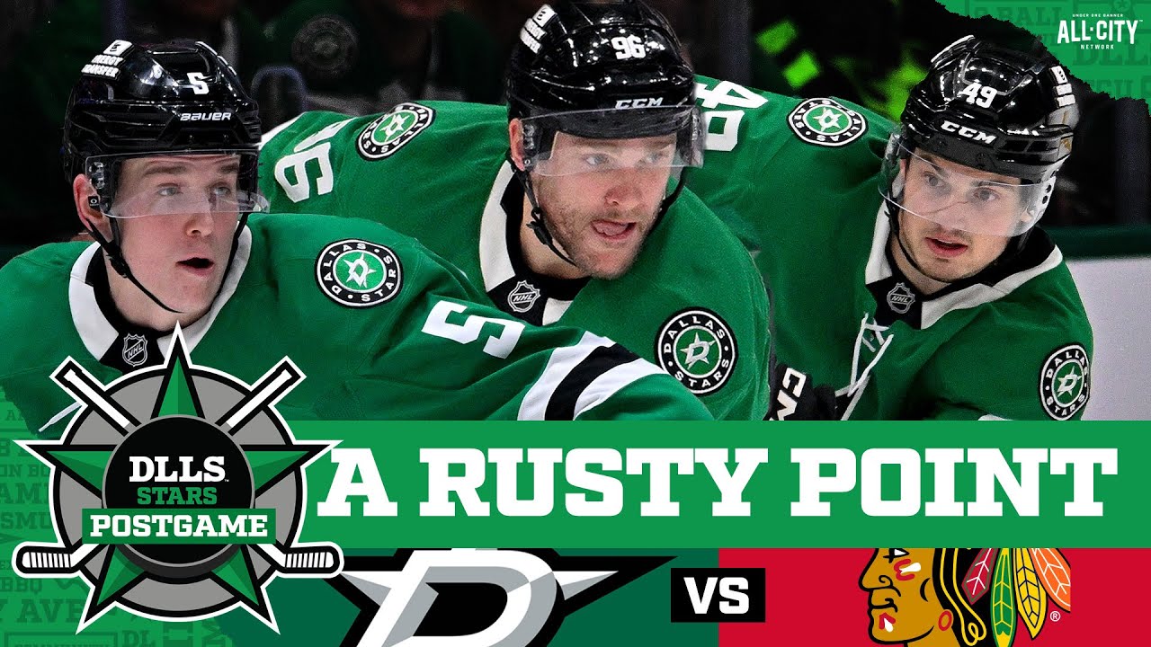 Stars Extend Point Streak But Lose To Blackhawks 4-3 In Shootout | DLLS STARS POSTGAME