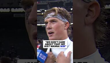 Jaxson Dart is all about the W #giants #nfl #newyork