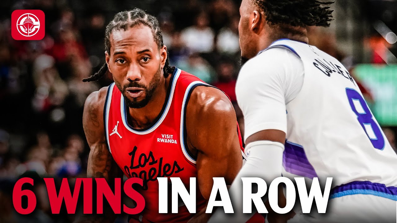 Kawhi Leads Clippers to 6 Straight Wins vs. Jazz 🔥